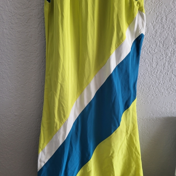 Simona Corsellini Colorblock Silk Blend Dress - Sz IT 42 - Picture 5 of 14